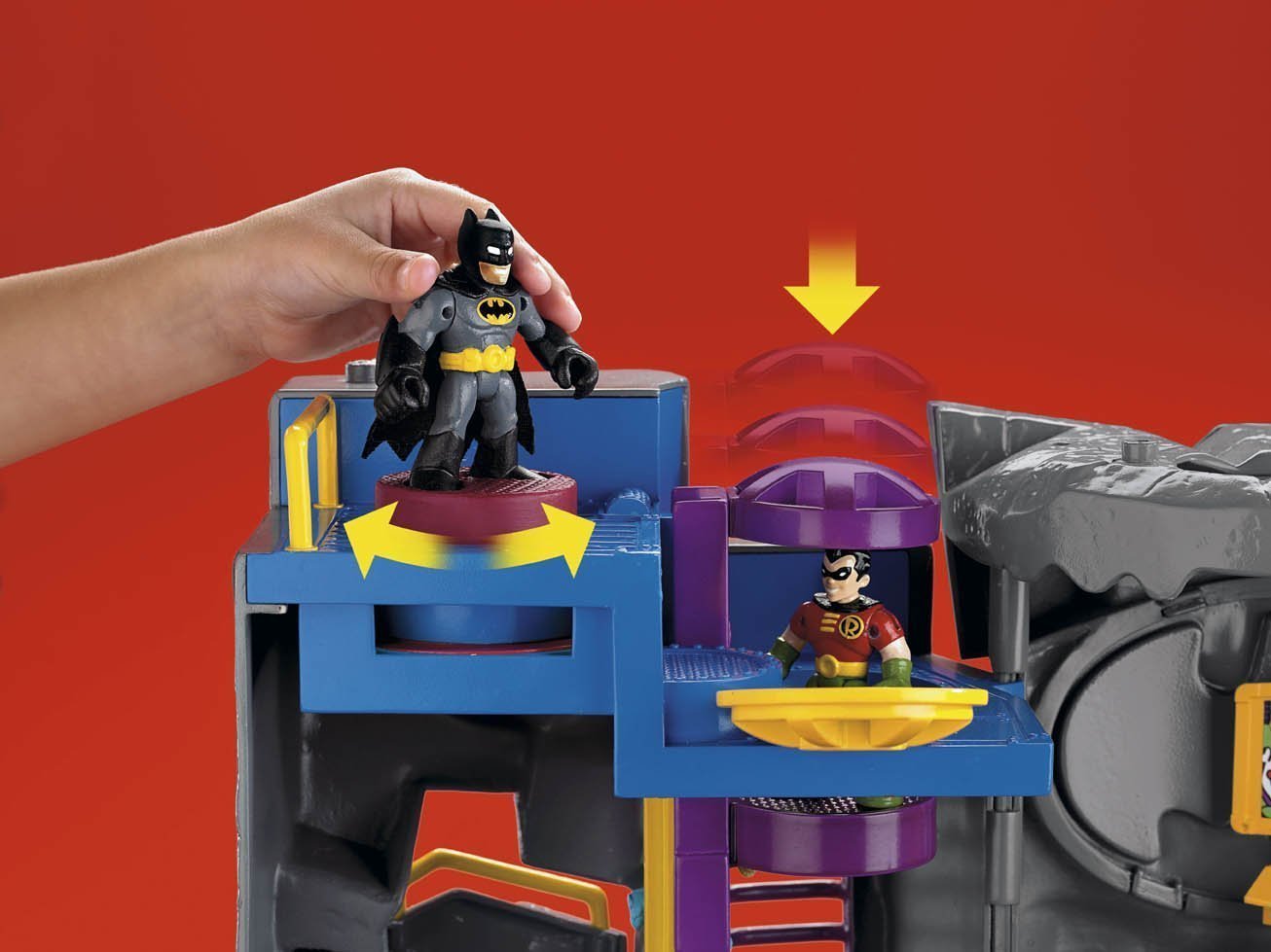 Amazon.co.jp: バットマン秘密の洞窟 DCスーパーフレンズ Fisher-Price